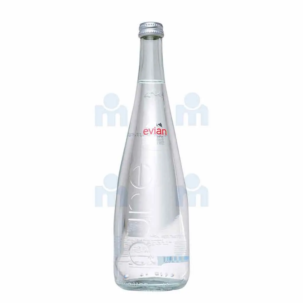 Evian Eau minérale bouteille en verre 75cl 