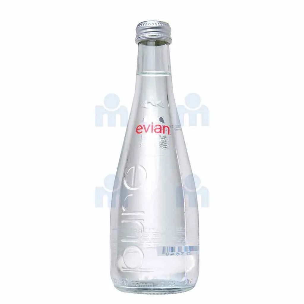 Evian Eau minérale bouteille en verre 33cl