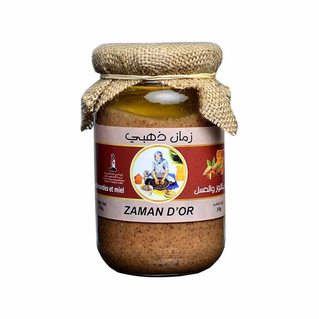 Amlou argan et amandes 350g - ZAMAN D'OR