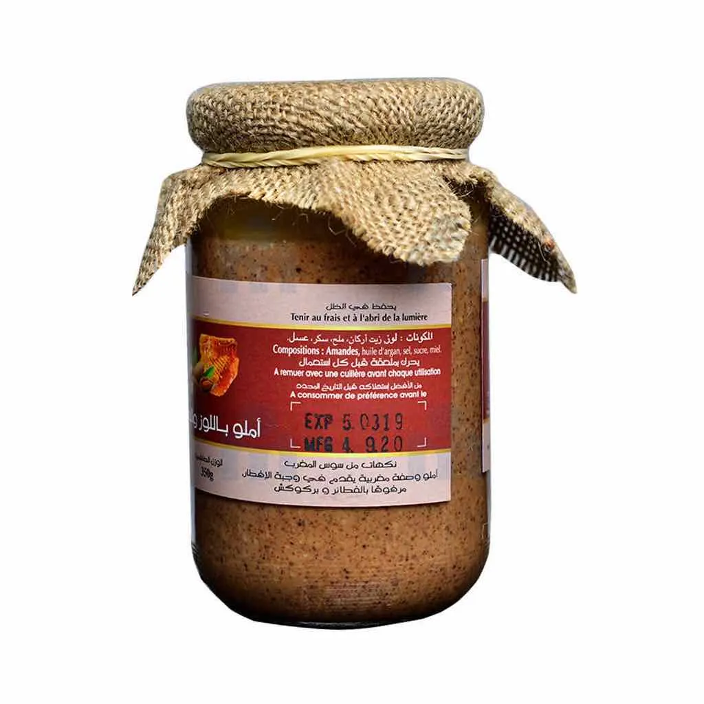 Amlou argan et amandes 350g - ZAMAN D'OR - vue 3