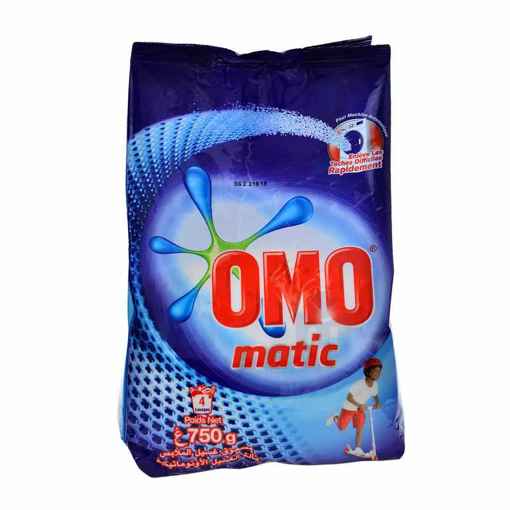 Lessive en poudre Matic sachet 750g - OMO