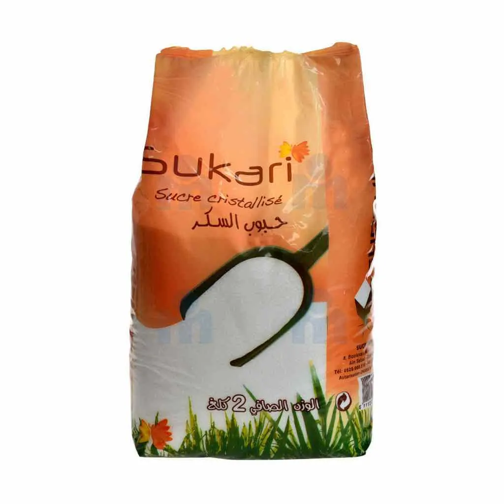 Sucre cristallisé 2Kg - SUKARI