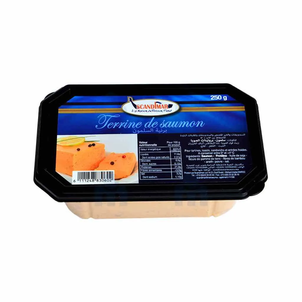 Terrine de saumon 250g  - SCANDIMAR