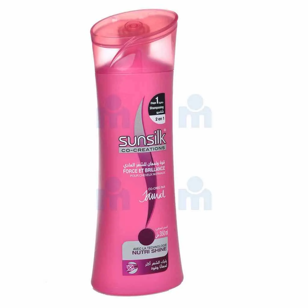 Shampoing 2 en 1 force et brillance 350ml - SUNSILK - vue 2