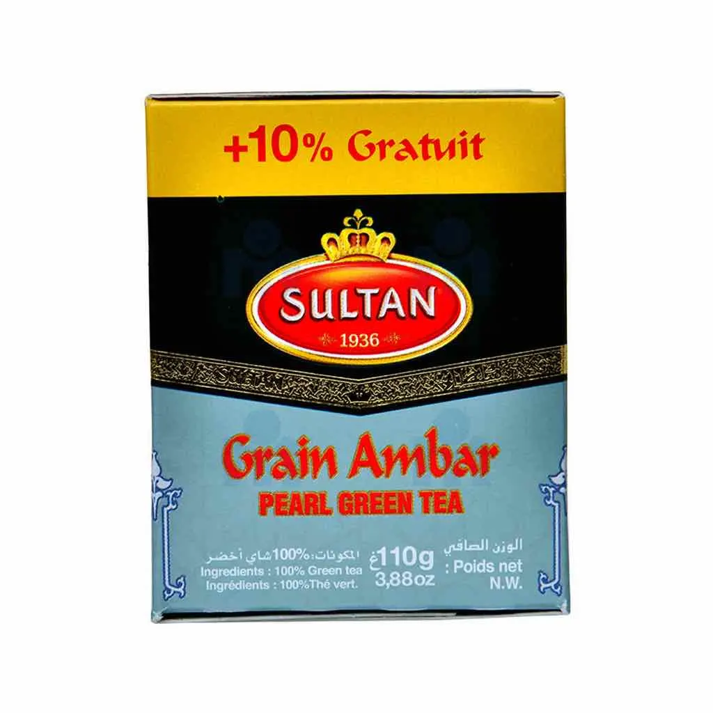 Thé vert en grains n°16 Grain Ambar 100g - SULTAN