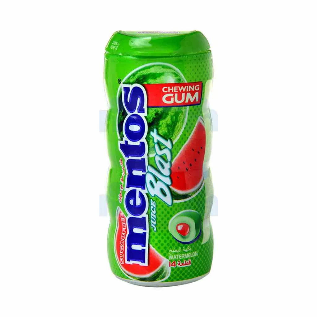 Chewing-gum Sans sucres saveur pastèque Juice Blast 24g  - MENTOS