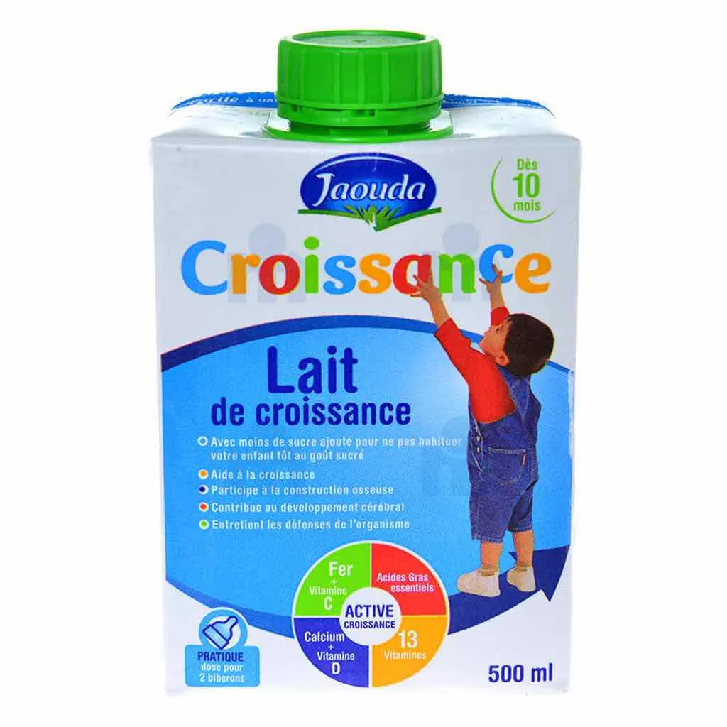 Lait de croissance UHT 500ml  - JAOUDA