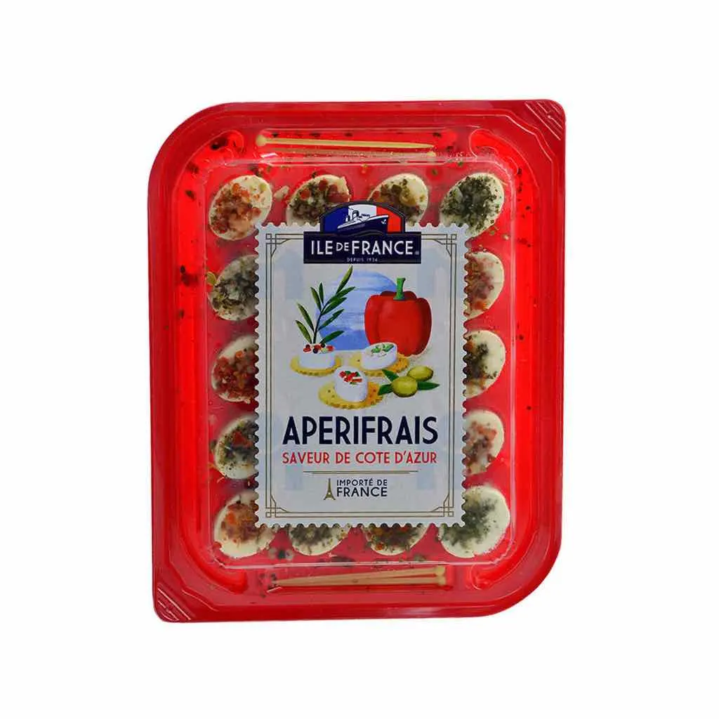 Fromage apérifrais saveur de Côte d'Azur 100g - ILE DE FRANCE