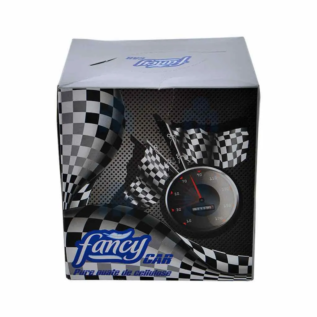 Boîte de mouchoirs blancs carrée x75u - FANCY