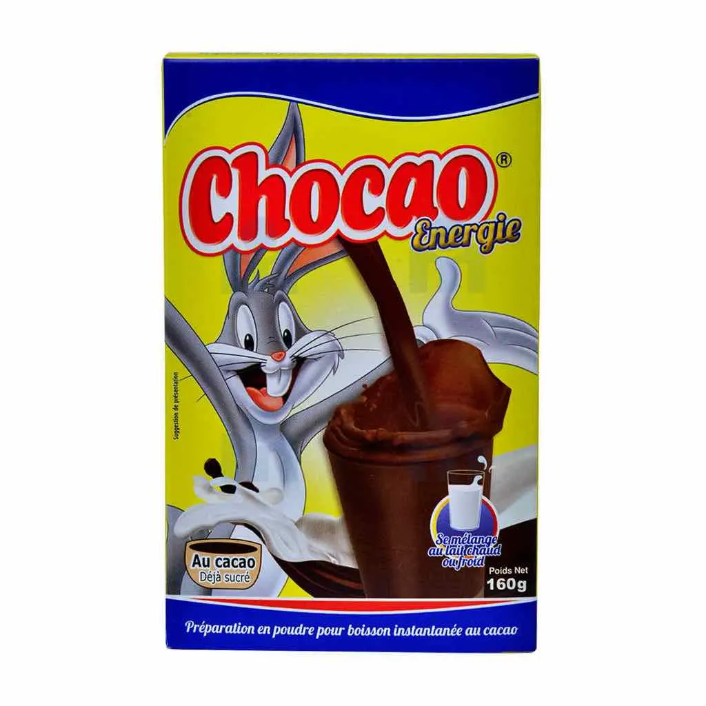 Chocolat en poudre 160g - CHOCAO ENERGIE