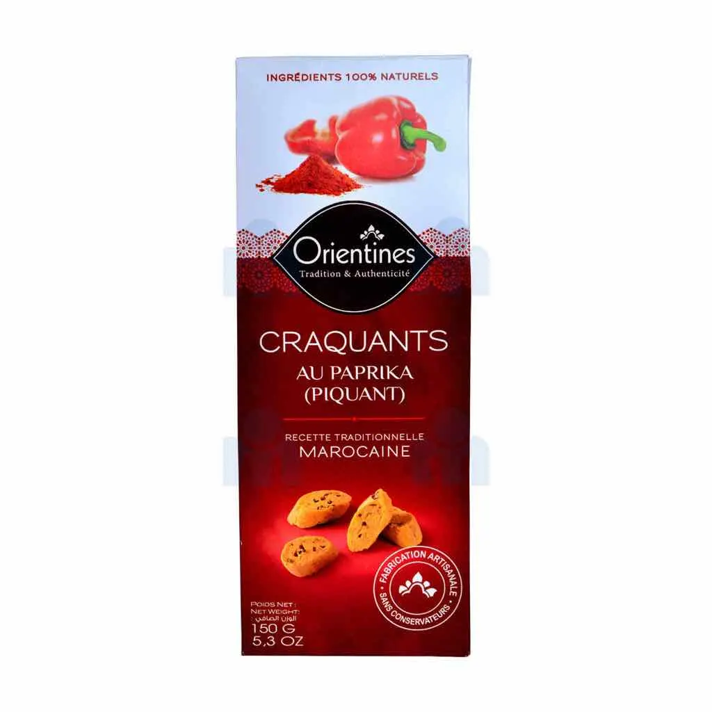 Craquants salés au paprika 150g - ORIENTINES