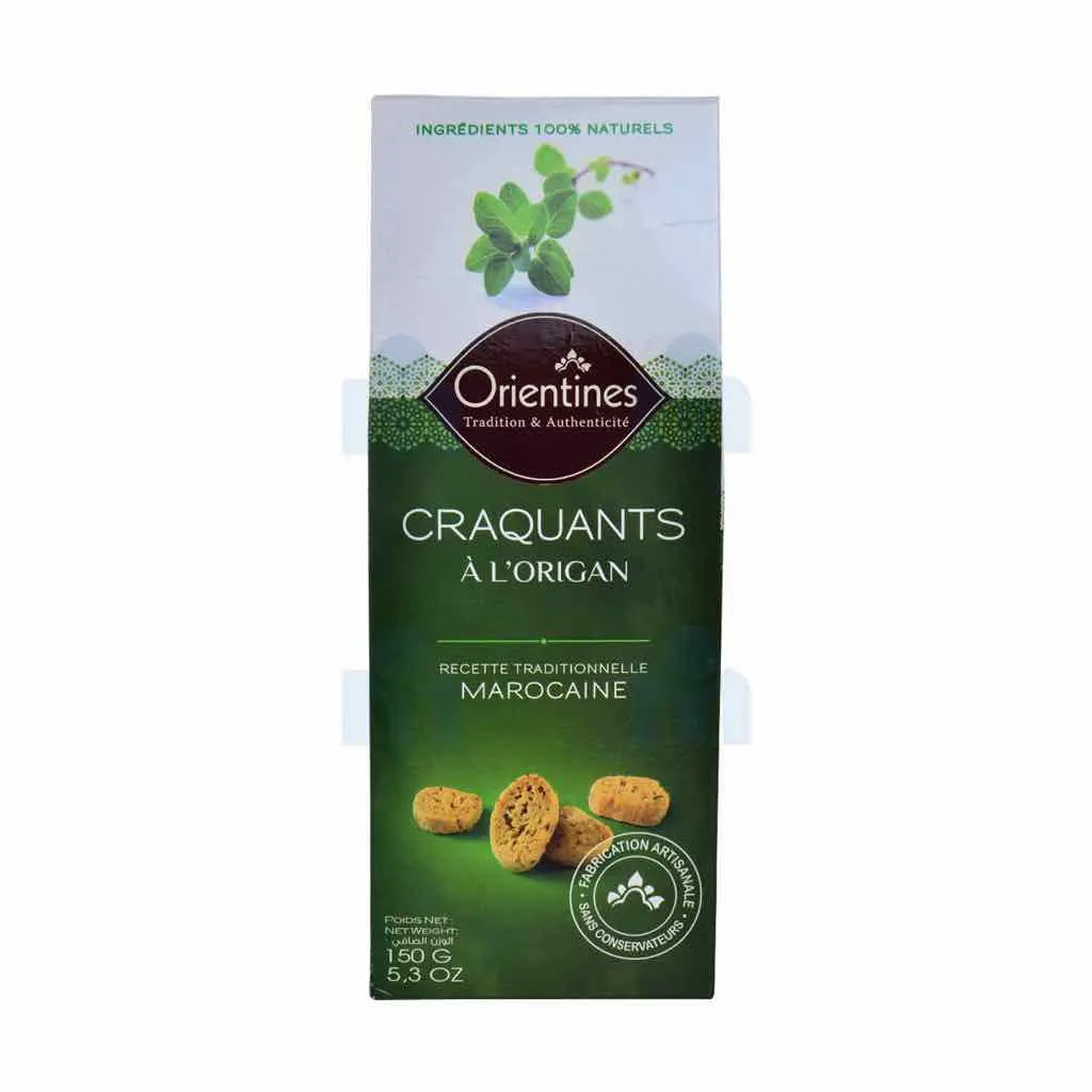 Craquants salés à l'origan 150g - ORIENTINES