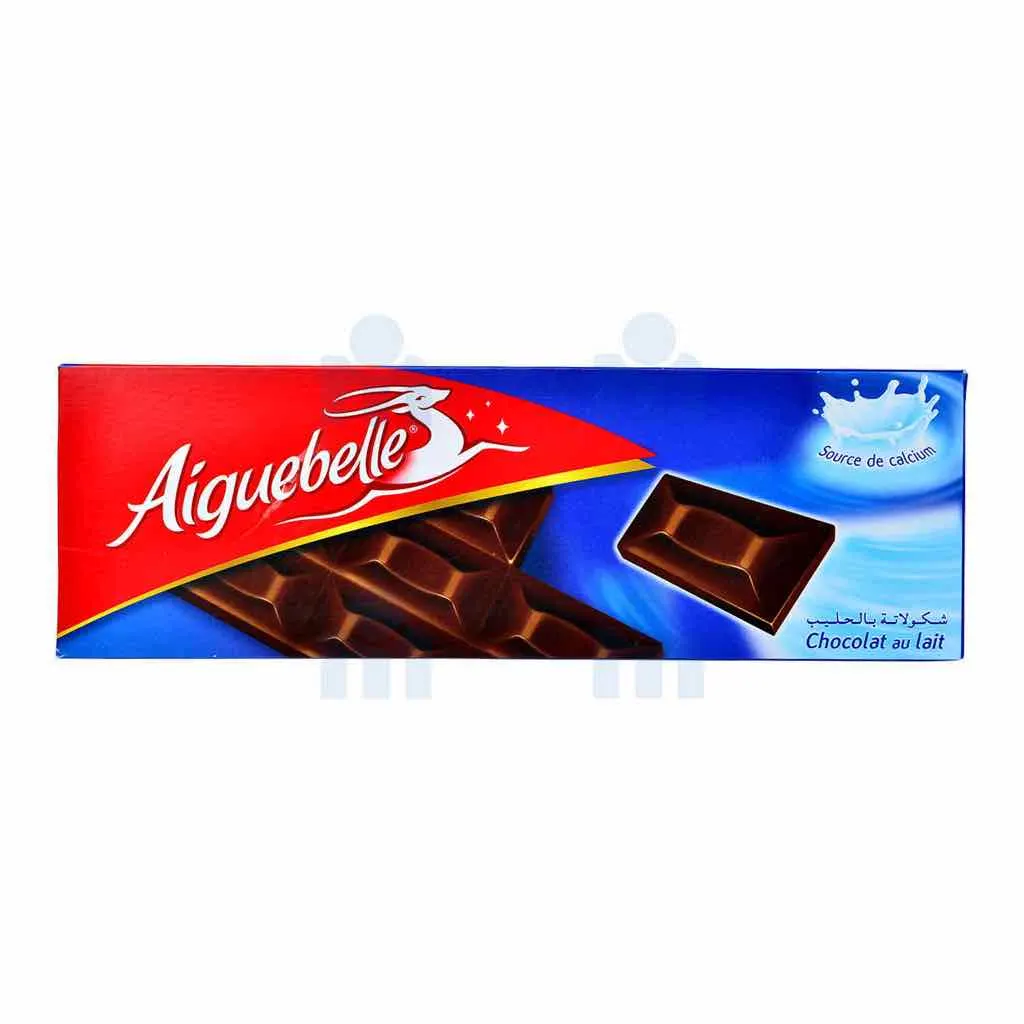 Tablette de chocolat au lait 190g - AIGUEBELLE