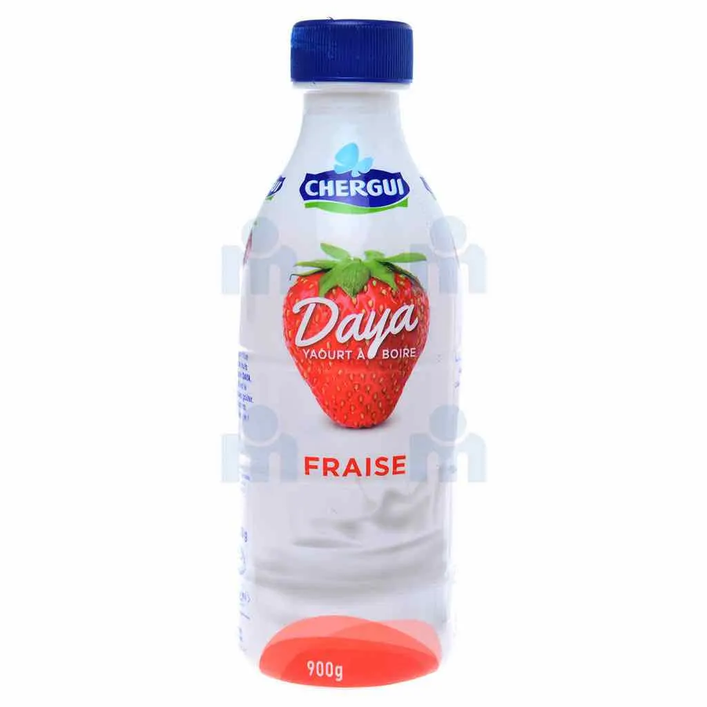 Yaourt à boire fraise Daya 900g - CHERGUI