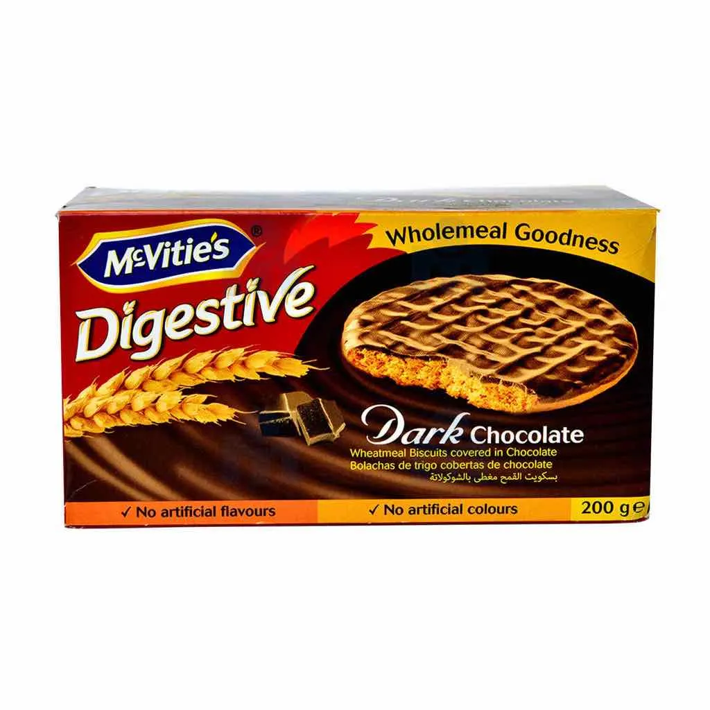 Biscuits au chocolat noir Digestive 200g - MC VITIE'S