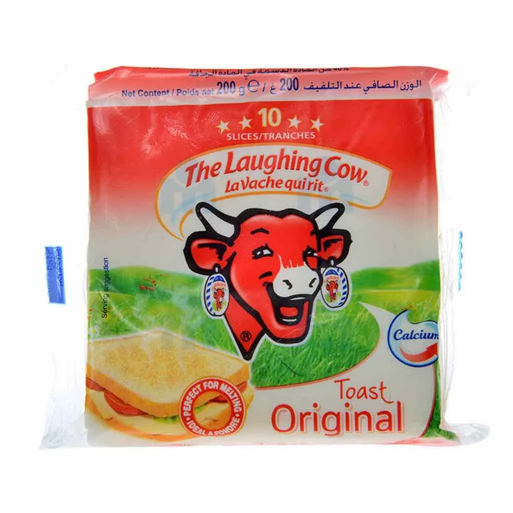 Tranche fromage toast original x10 200g - LA VACHE QUI RIT