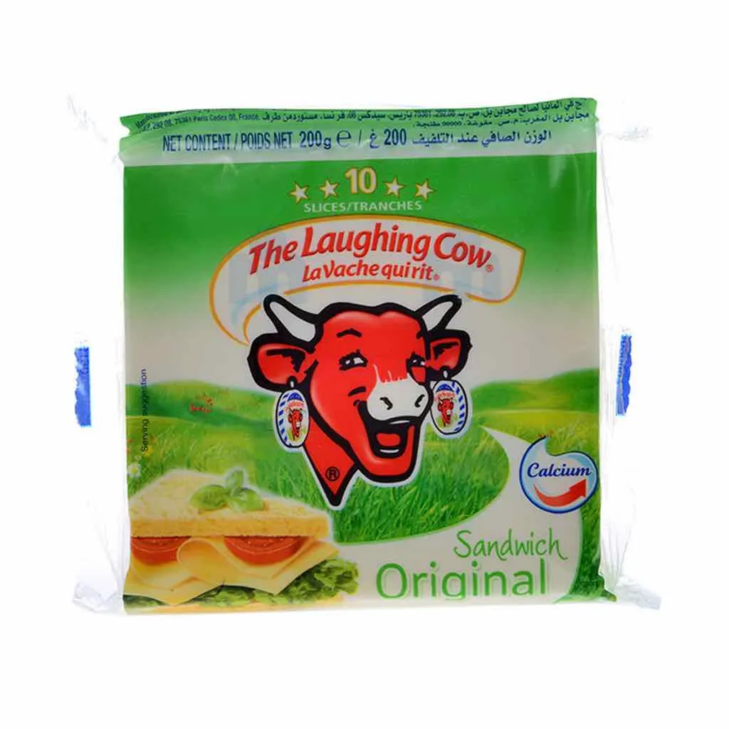 Tranche fromage sandwich original x10 200g  - LA VACHE QUI RIT