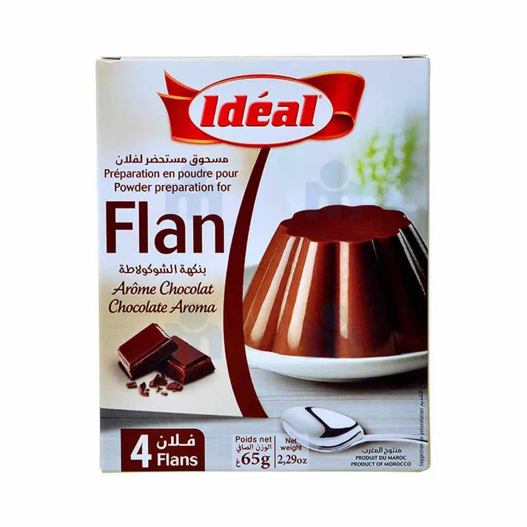Préparation pour flan au chocolat 55g - IDEAL