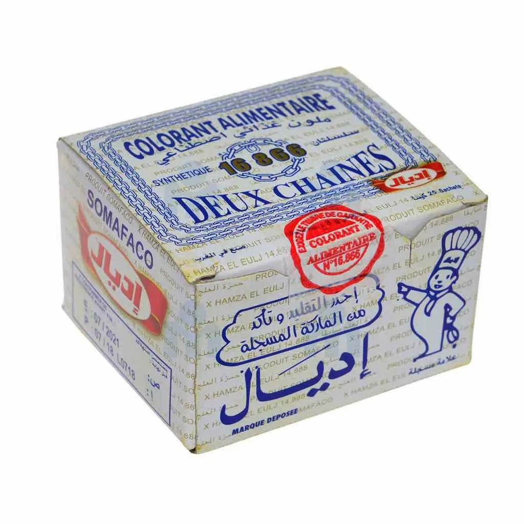 Colorant alimentaire 16866 25 sachets - DEUX CHAINES
