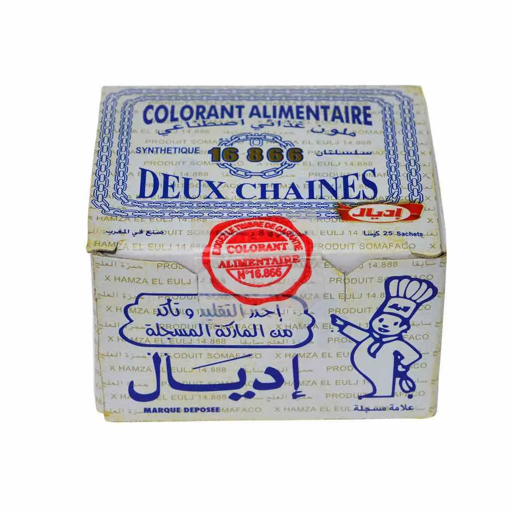 Colorant alimentaire 16866 25 sachets - DEUX CHAINES - vue 2
