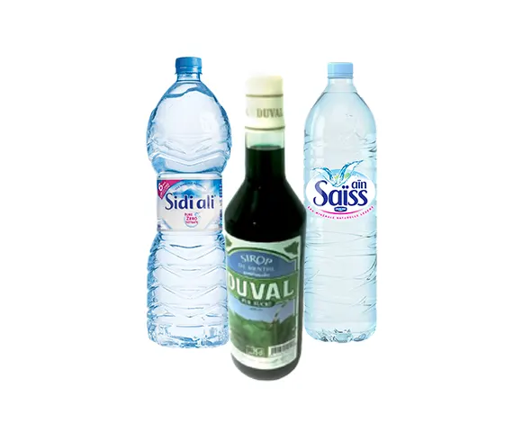 Eaux, sirops