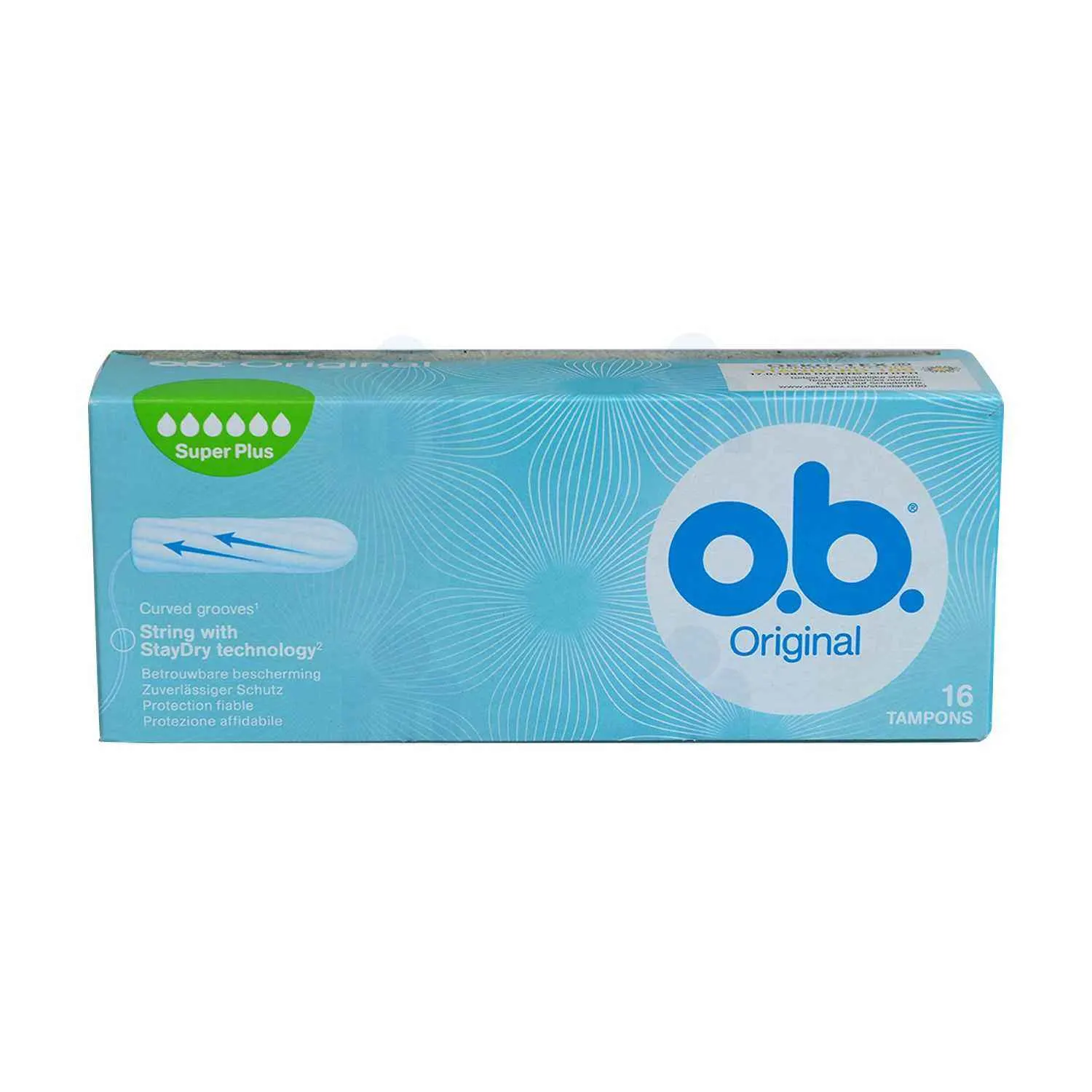 Tampons super plus x16pcs - O.B. ORIGINAL