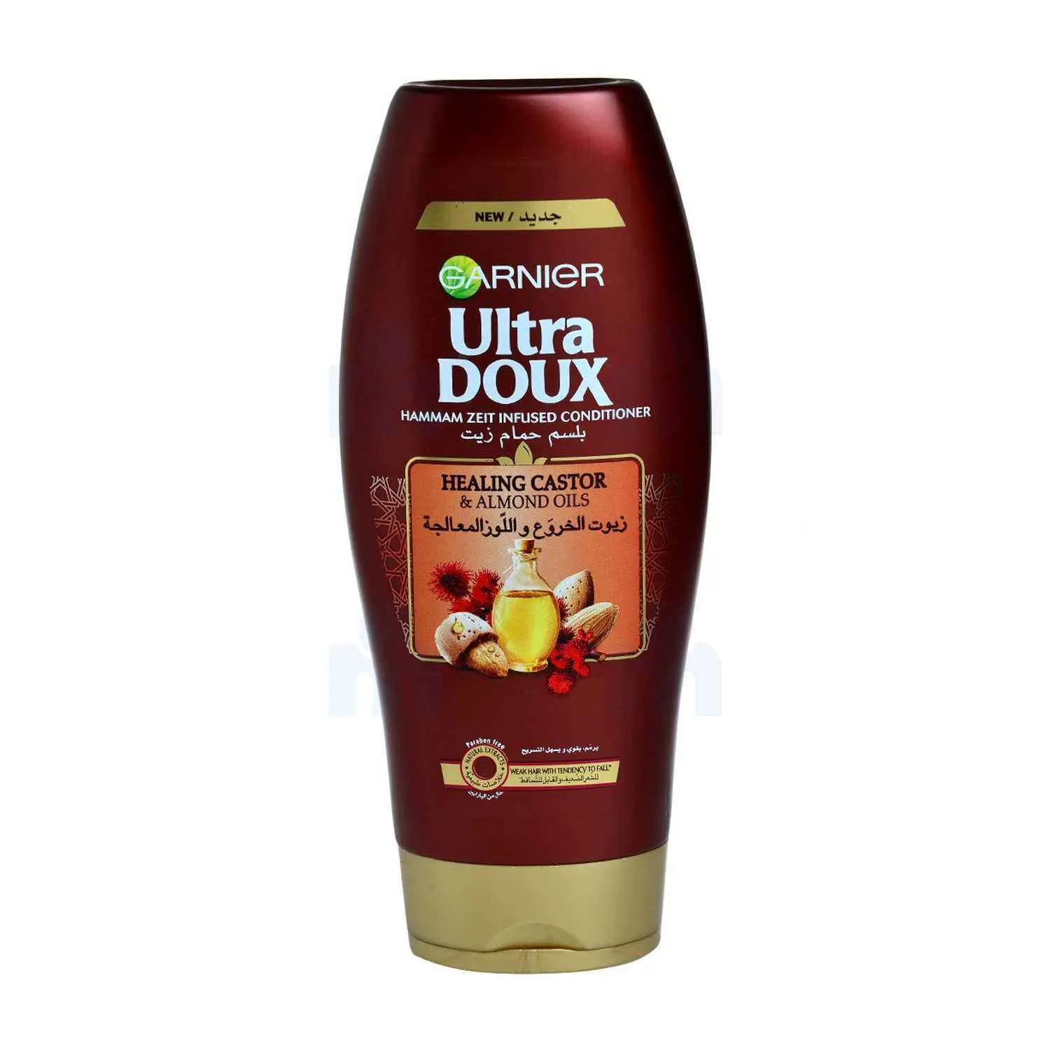 Après-Shampooing huiles guérisseuses de ricin et d'amande 400ml - ULTRA DOUX