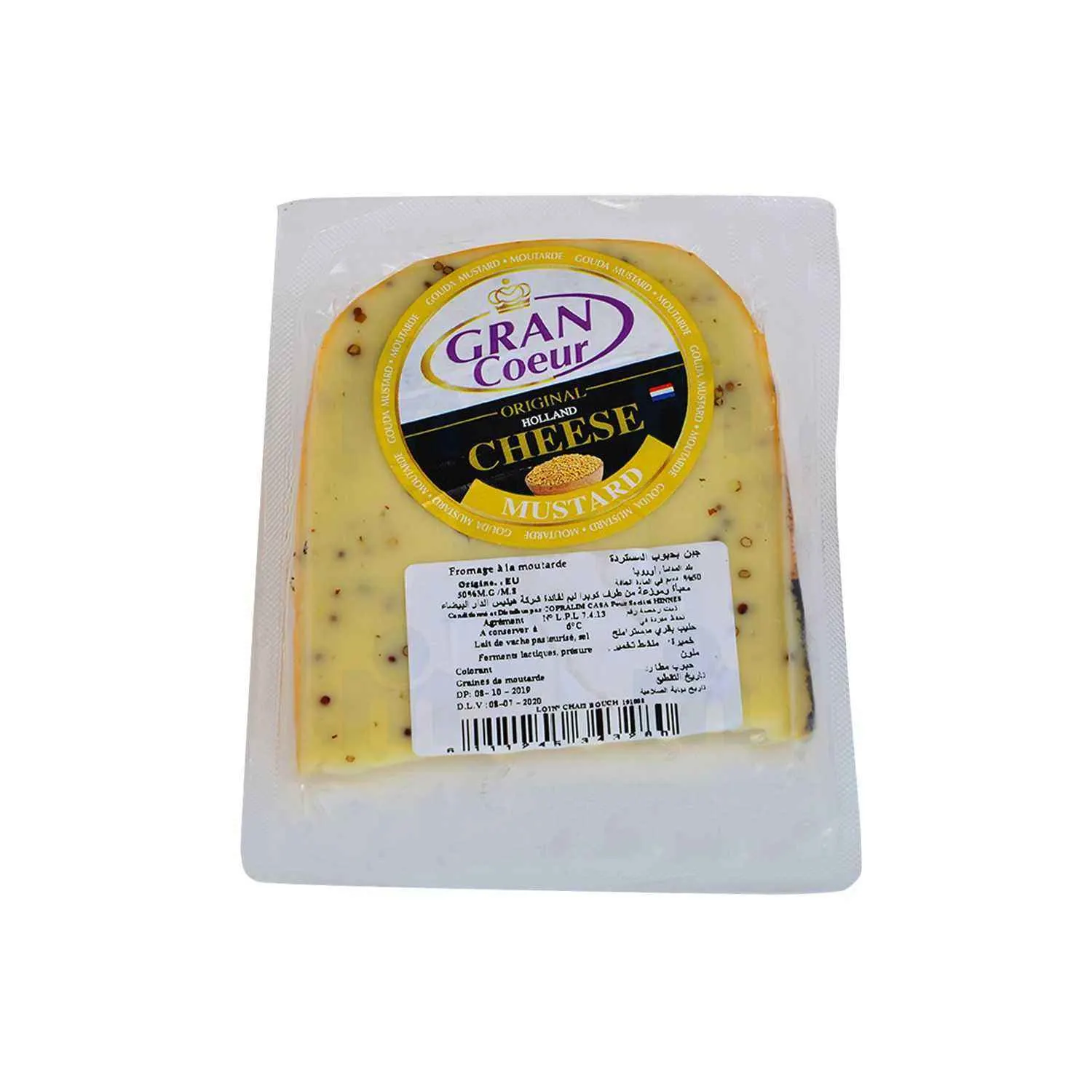 Fromage gouda moutarde 265g - GRAN COEUR