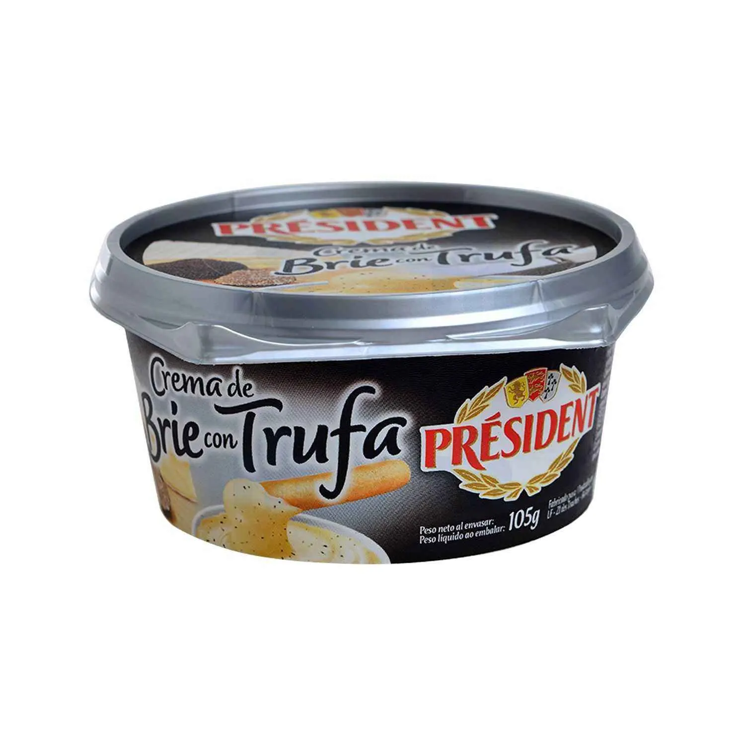 Fromage à tartiner crème de brie à la truffe 125g - PRÉSIDENT