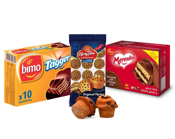 Madeleines, génoises, gaufrettes