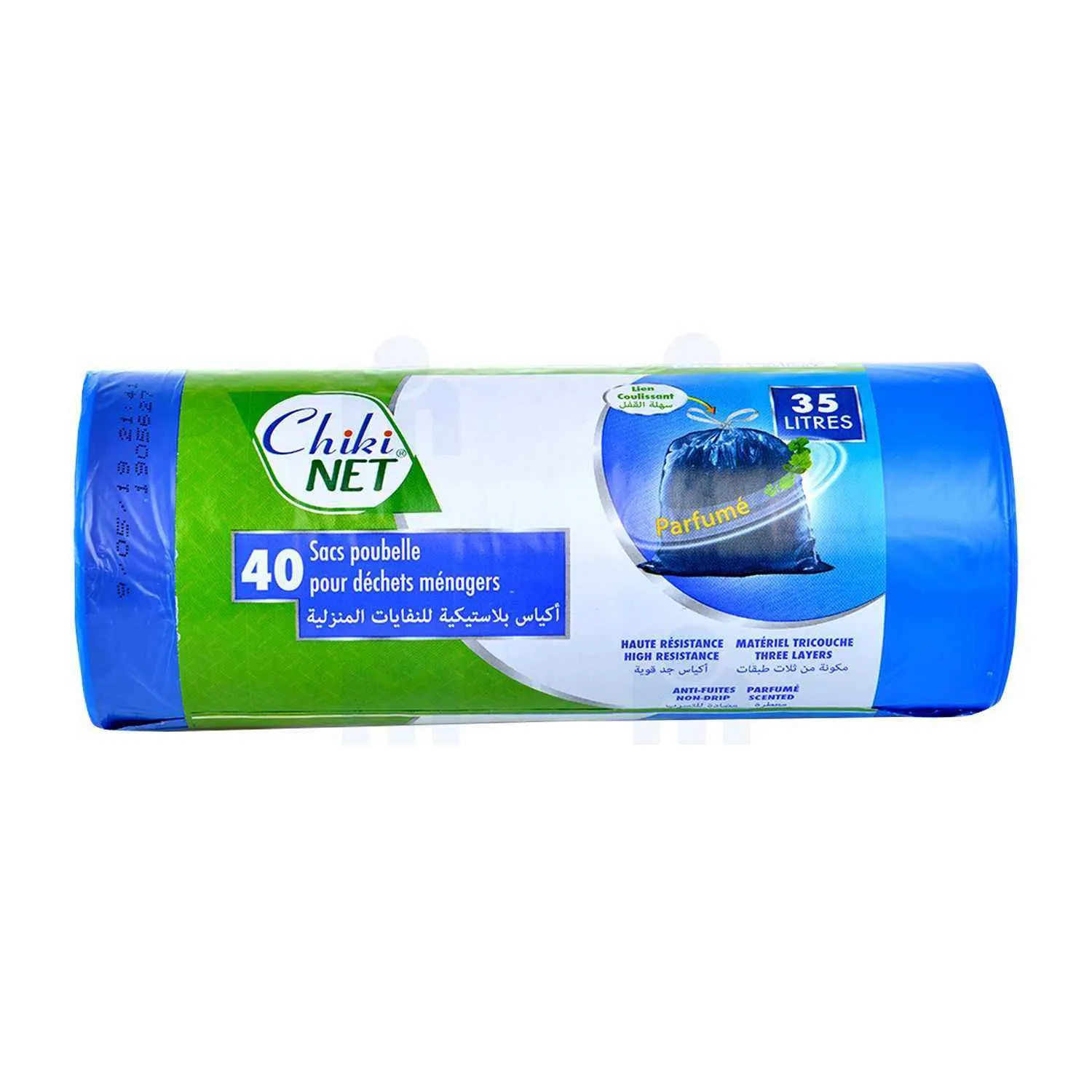 40 sacs poubelle parfumés x35L - CHIKI NET