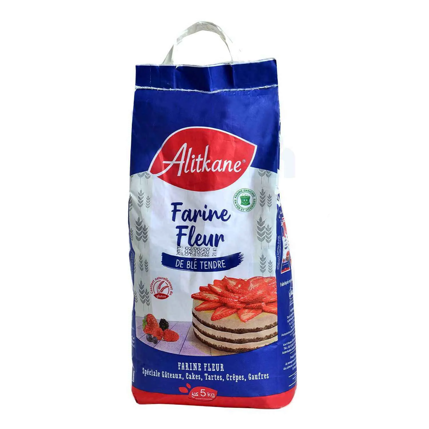 Farine fleur pâtisserie 5Kg - ALITKANE