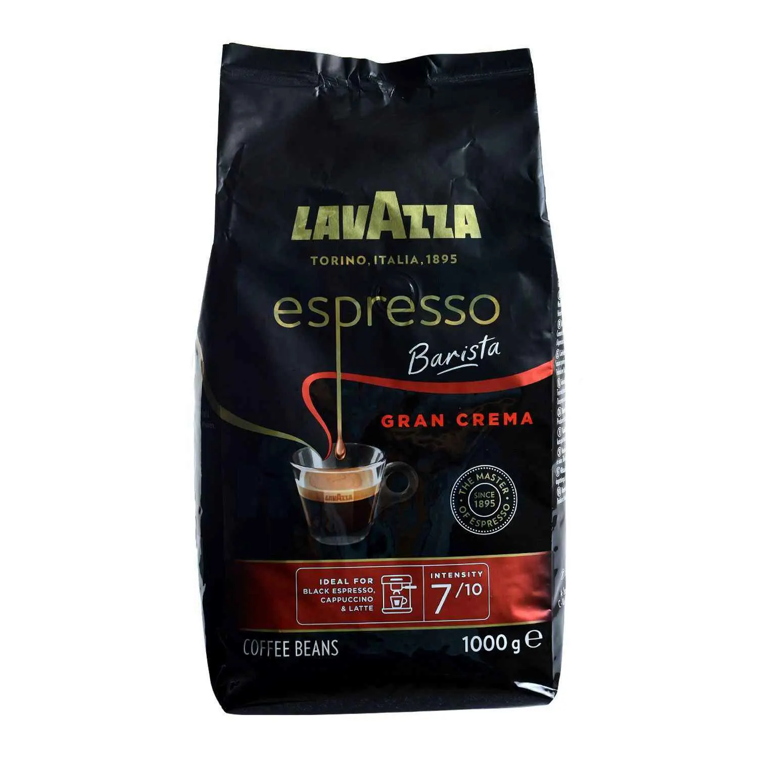 Café espresso torréfié en grains Barista 1Kg - LAVAZZA