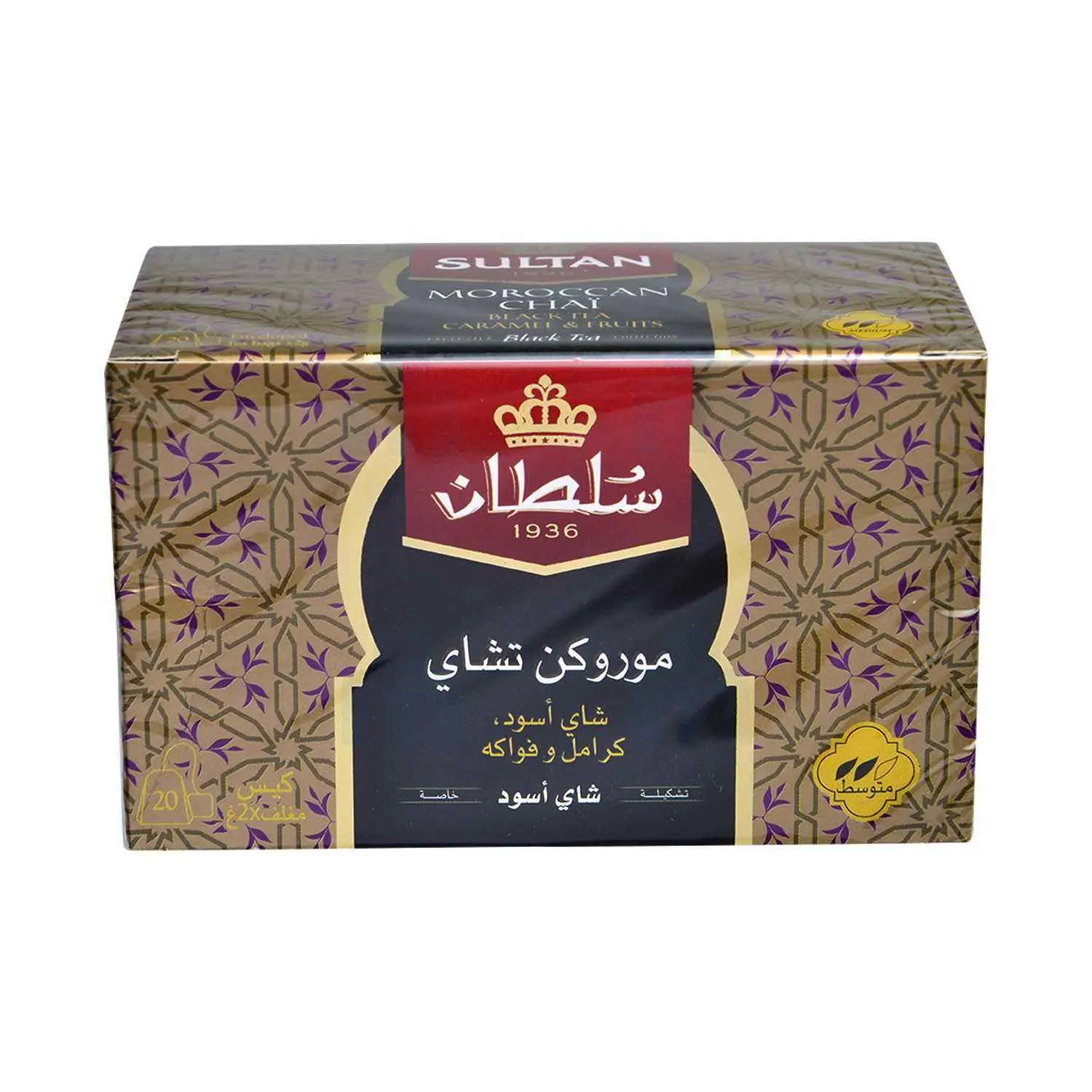 Thé noir Moroccan Chai x20 40g - SULTAN