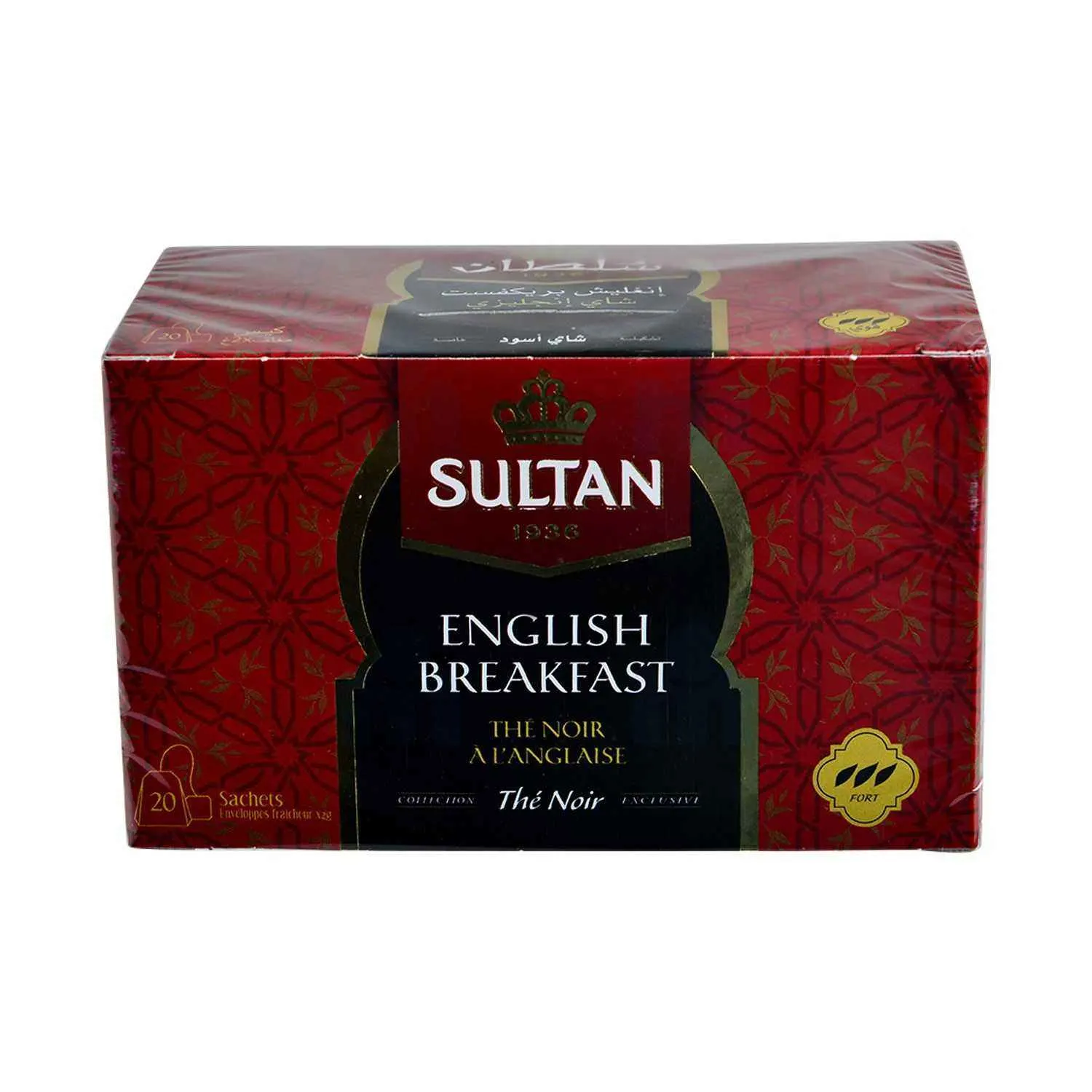 Thé noir English Breakfast x20  40g - SULTAN