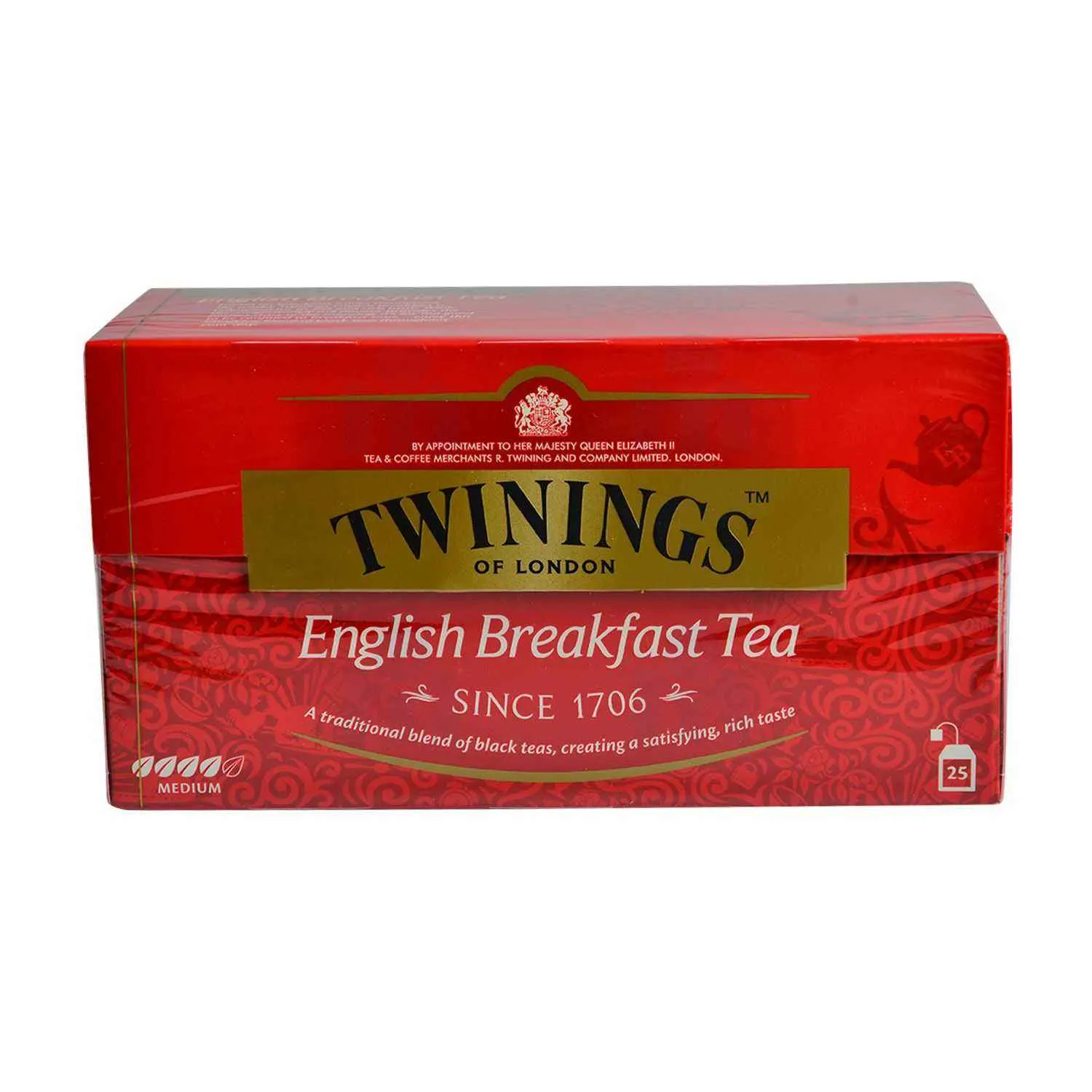 Thé noir English Breakfast x25 50g - TWININGS