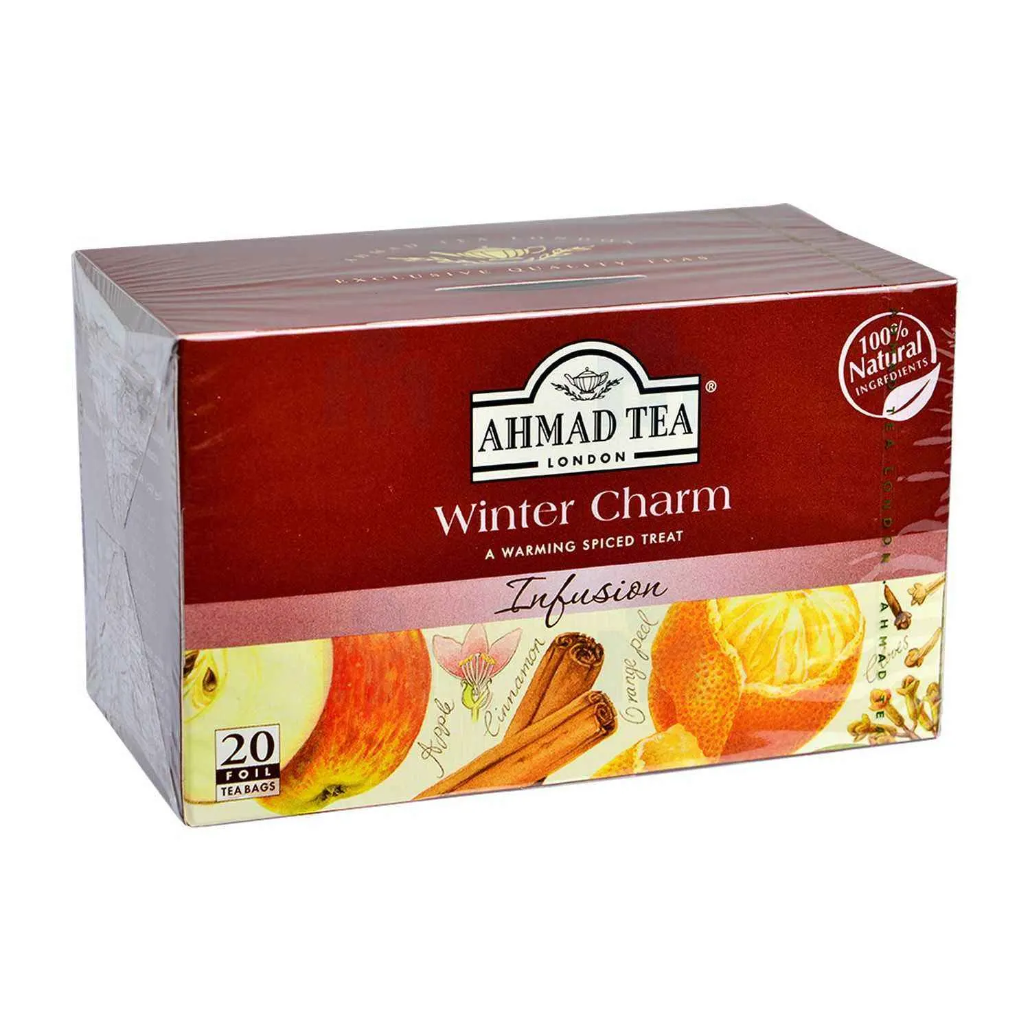 Infusion winter charm x20 sachet 40g - AHMAD TEA - vue 2