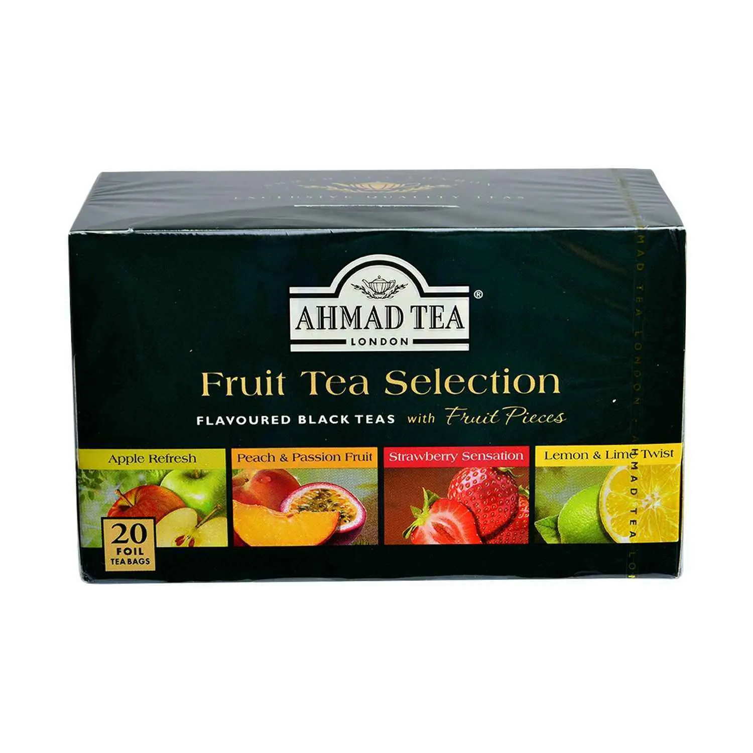 Thé noir aromatisé aux morceaux de fruits x20 sachets 40g - AHMAD TEA