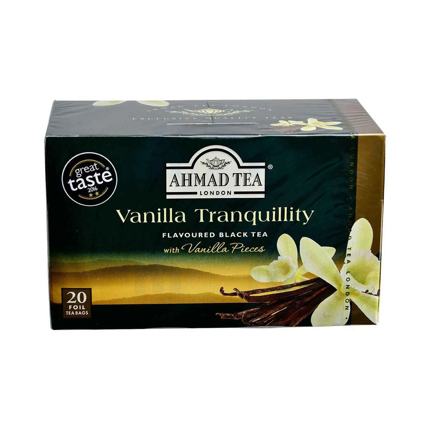 Thé noir aromatisé à la vanille x20 sachets 40g - AHMAD TEA