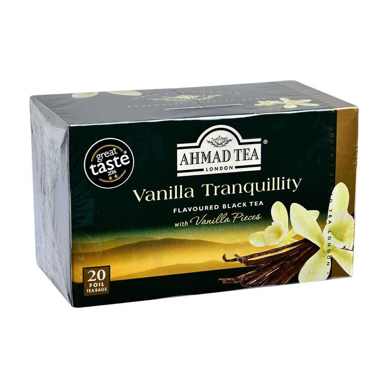 Thé noir aromatisé à la vanille x20 sachets 40g - AHMAD TEA - vue 3