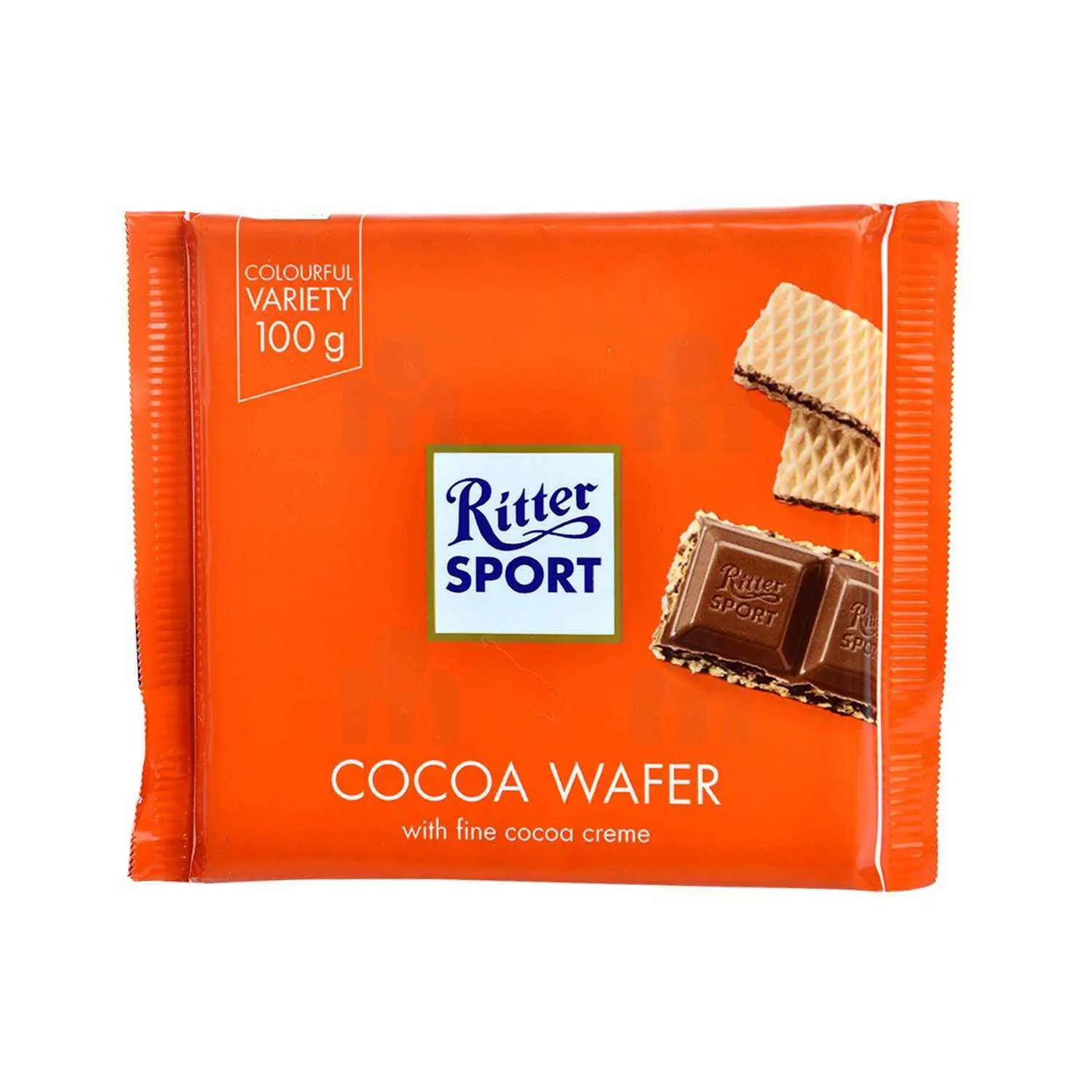 Chocolat fourré à la gaufrette de cacao 100g - RITTER SPORT