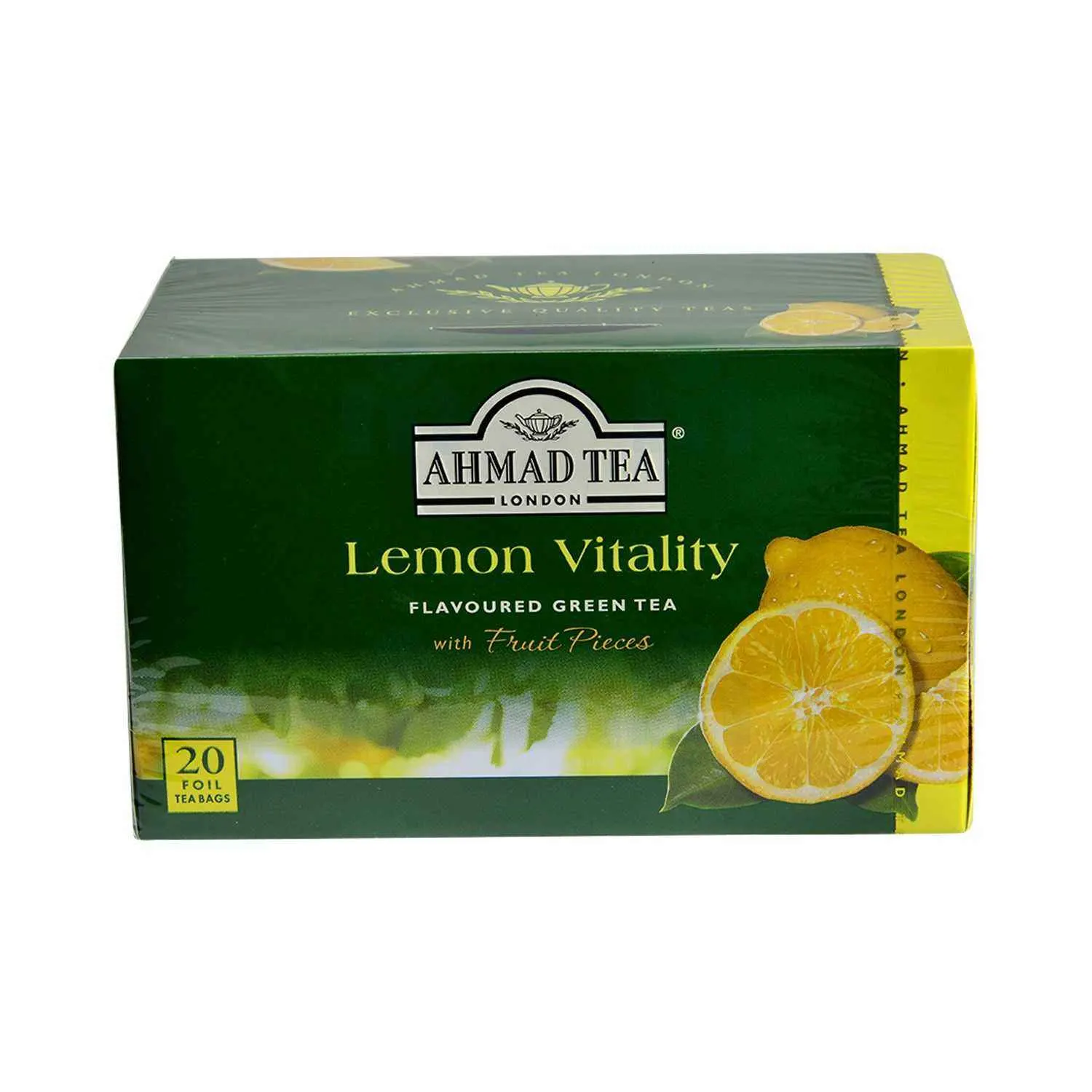 Thé vert aromatisé au citron x20 sachets 40g - AHMAD TEA