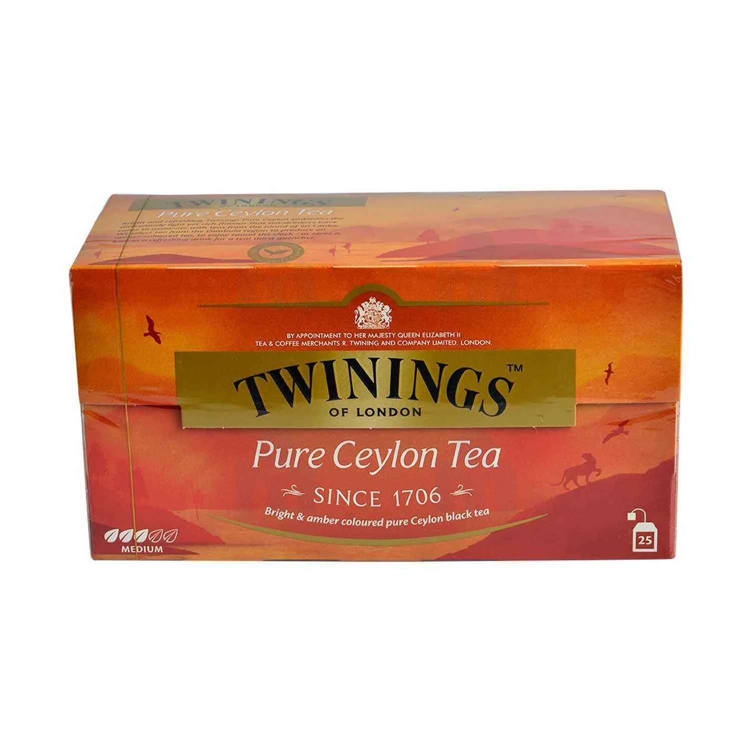 Thé noir pure ceylon 25 sachet 50g - TWININGS