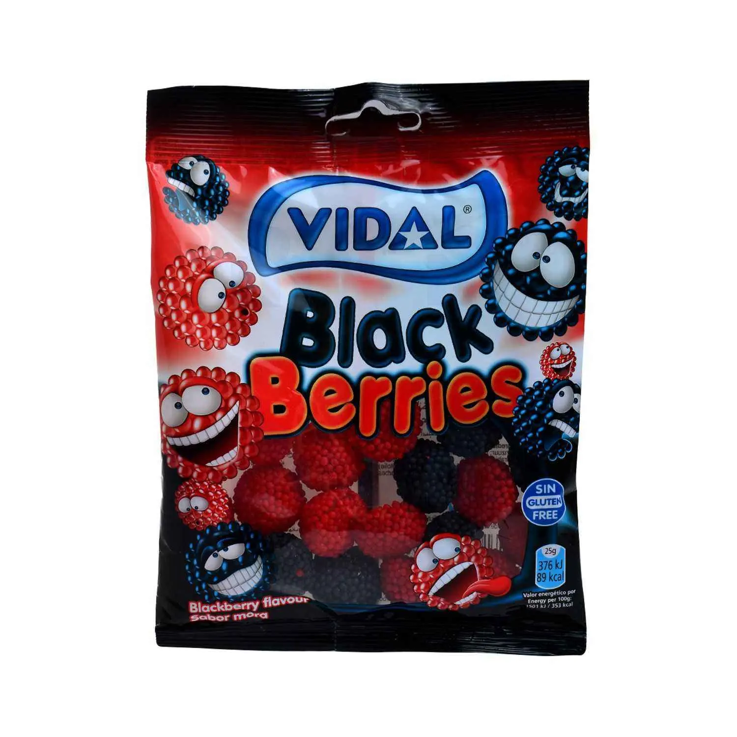 Gommes black berries 100g - VIDAL