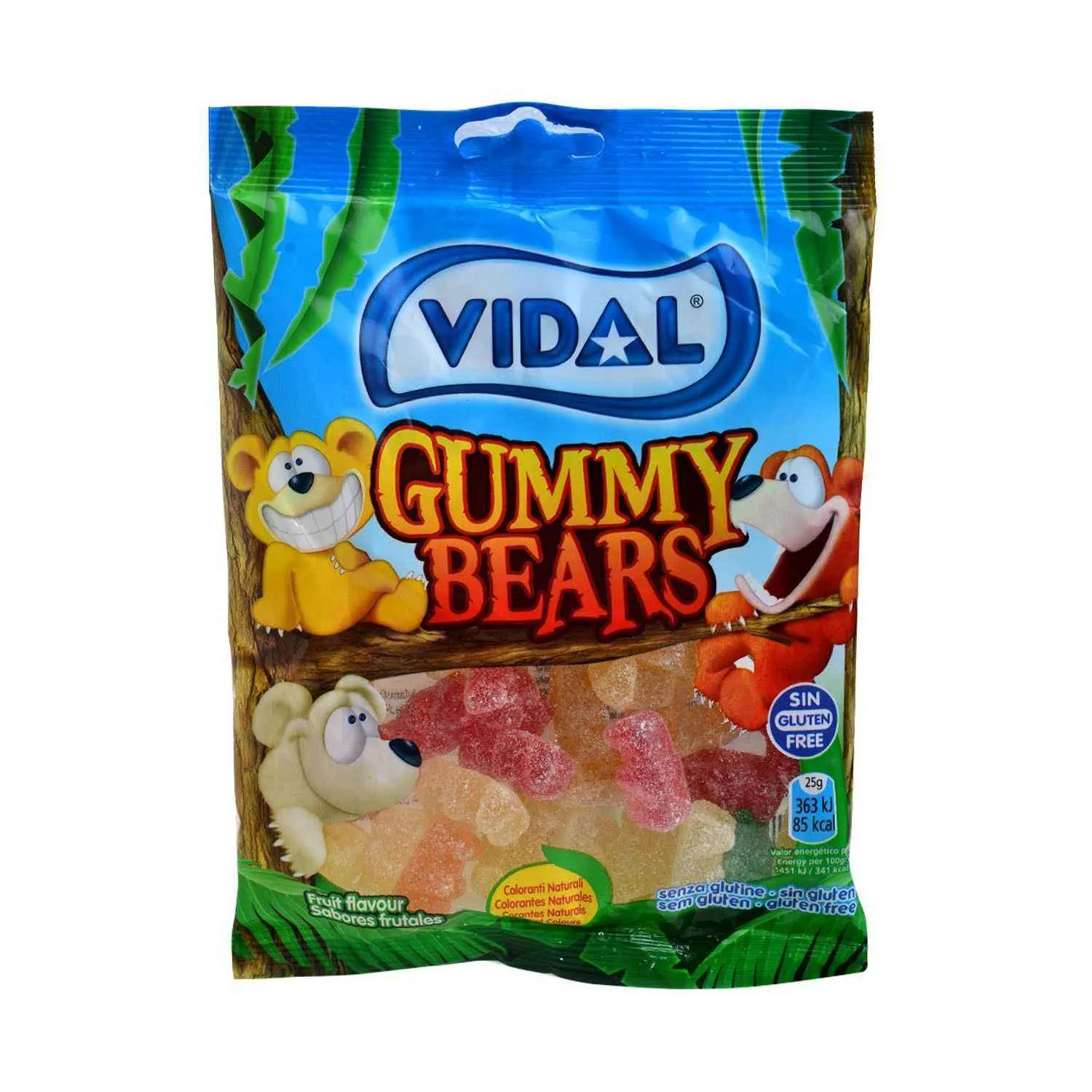 Gommes BEARS acidulées assorties 100g - VIDAL