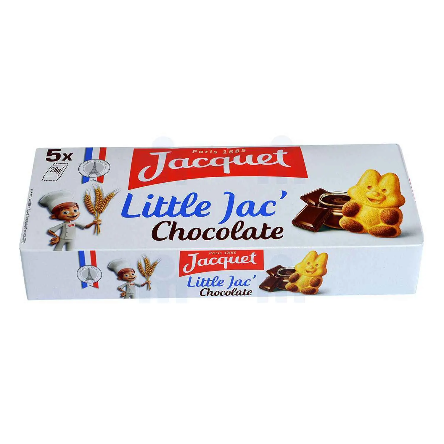 Gâteaux avec un fourrage au chocolat Little Jac' 140g - JACQUET