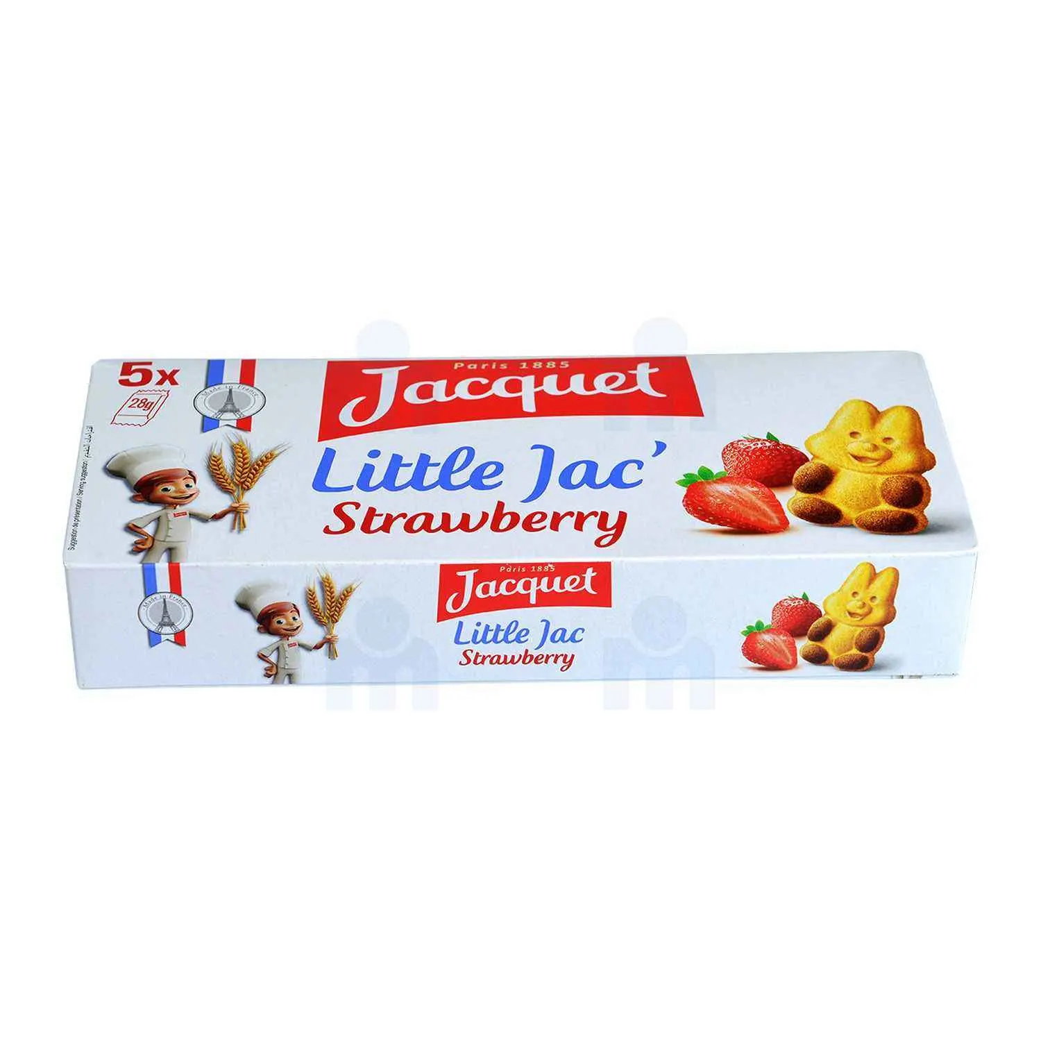 Mini cakes avec un fourrage à la fraise Little Jac' 140g - Jacquet