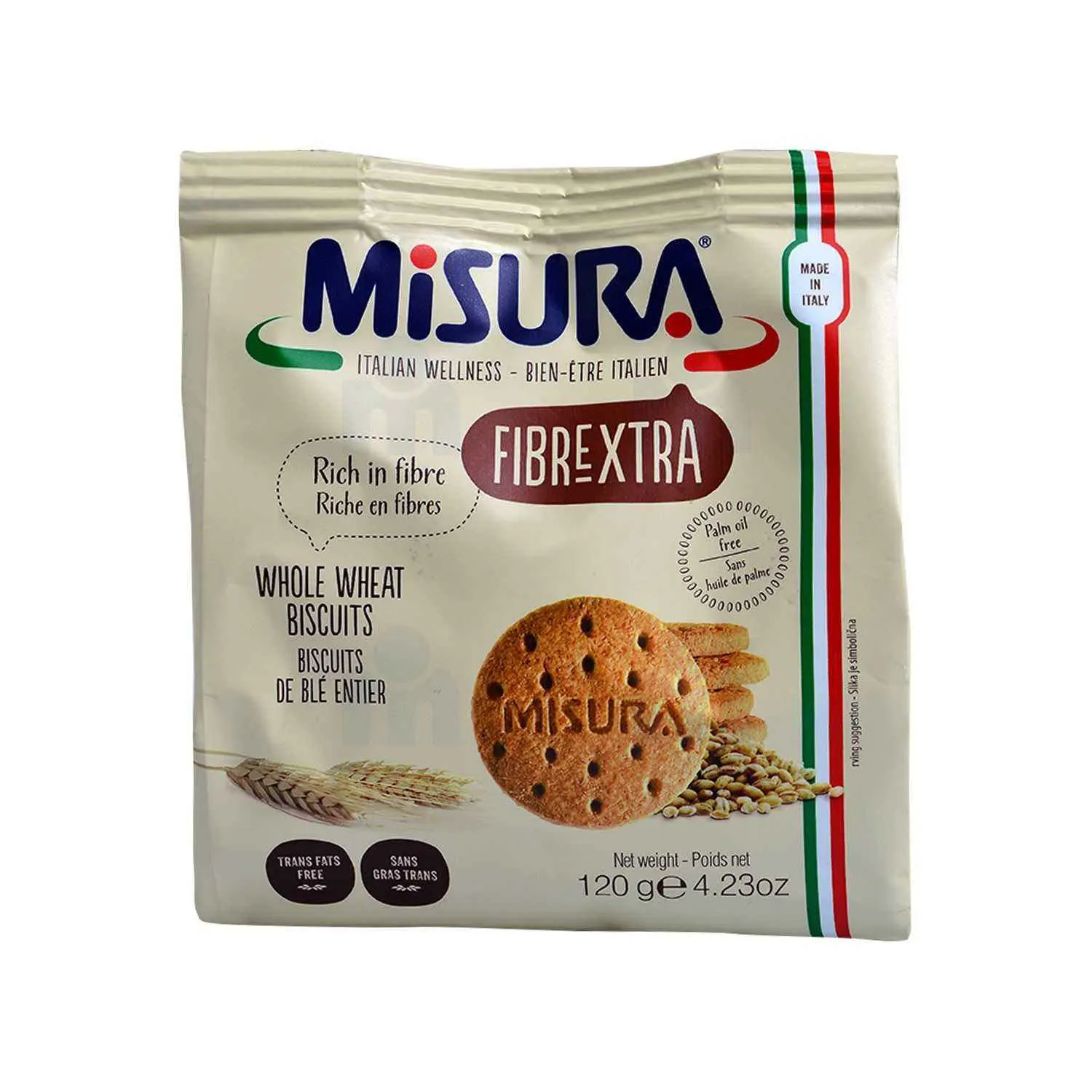 Biscuits extra fibre 120g - MISURA