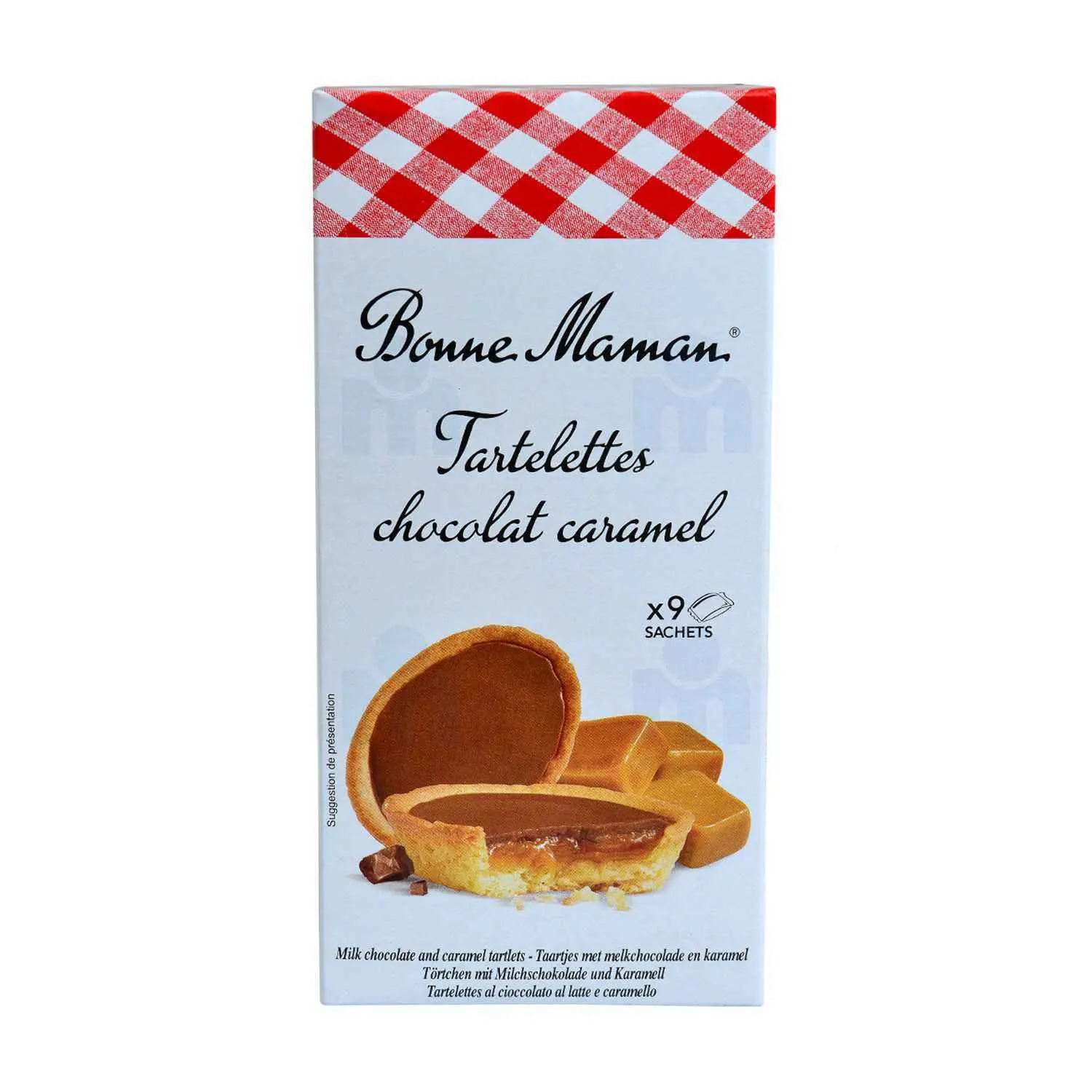 Tartelettes chocolat au lait et au caramel x9 125g - BONNE MAMAN