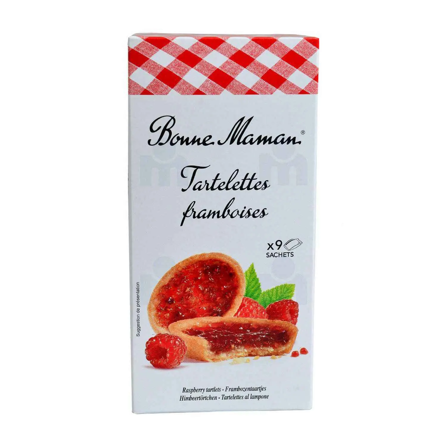 Tartelettes framboises x9 135g - BONNE MAMAN